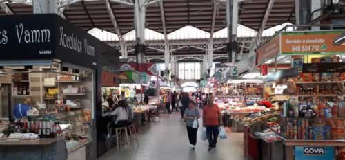 Mercado Central de Valencia | Interior transversal | Mercadosdevalencia.com